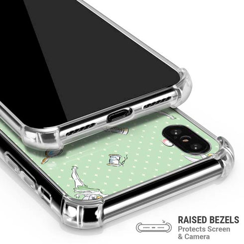 Disney Tinker Bell Trinkets Pattern iPhone XS Max Clear Case
